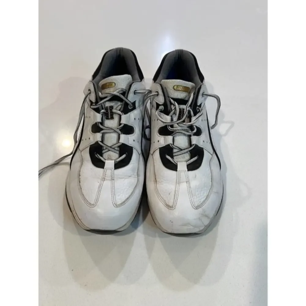 FootJoy Golf Sneaker Mens 13‎ White Black Spiked Athletic Shoes 56732